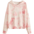 Wholesale  Factory Hot Sell New Women's Sweater Tie Dye Hooded Loose Sweatshirt